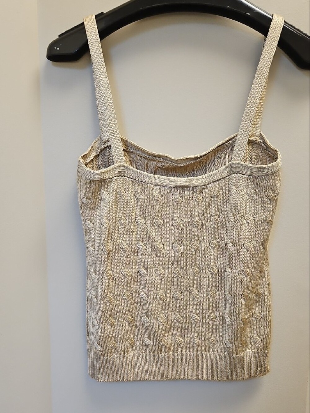 NWOT Ralph Lauren Black Label Tan Knit Sleeveless Top - Picture 4 of 5